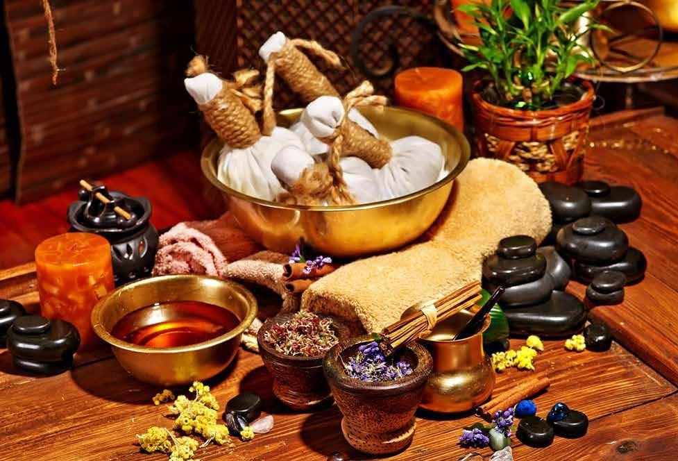 تحضيرات أيورفيدية تقليدية في كايرالي